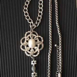 ARTISAN-CREATED MIXED METAL NECKLACE (NEW)